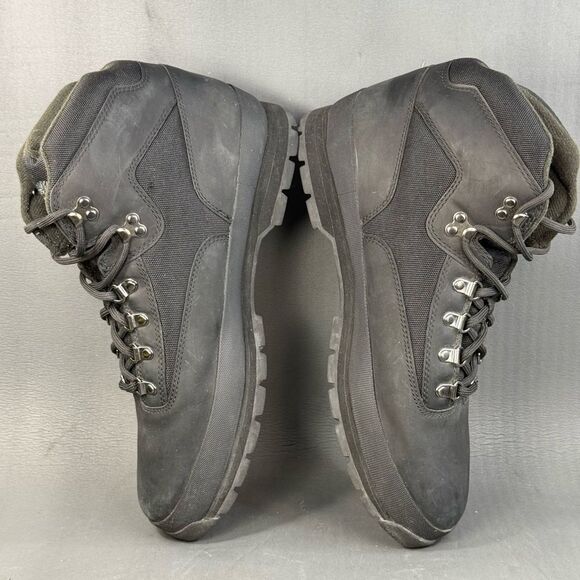 timberland Euro Hiker Mid Boot 'Triple Black' mens size 13 - Picture 5 of 8